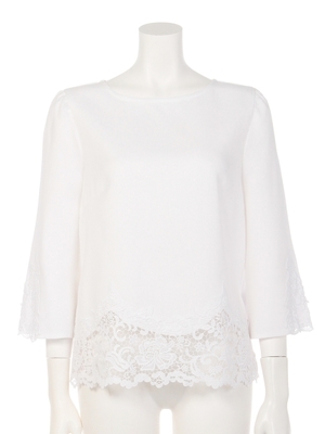 レース刺繍ブラウス
