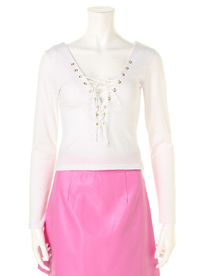 fig&viper フロントレースアップカットTOP