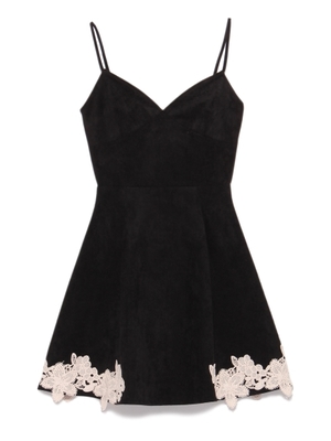 スエードレースキャミワンピース