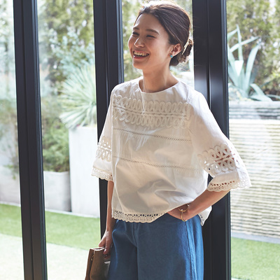 レディース　レース　ブラウス