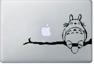 Macbook Airステッカー スキンシール 木の枝にトトロ 
