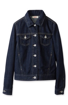 コンパクトシルエットのオンナノコデニムジャケット ＜インディゴブルー＞