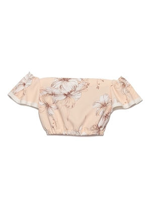 プリントベアトップス