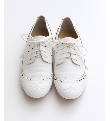 ネコウィングチップシューズ