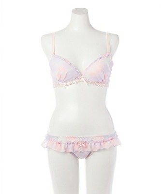 DolceFiora(ドルチェフィオラ) ドットマカロン ブラ&ショーツ