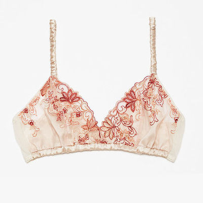 Lilac Dream Silk Bralette