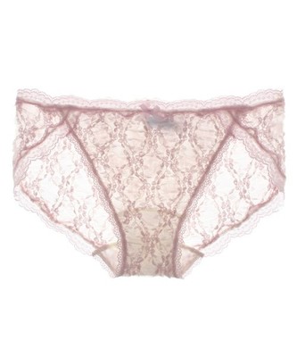 撚り杢シャーリングレース -ノーマルショーツ -KIDH105