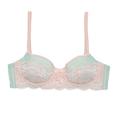 Floret Love MintBlue Underwire Bra