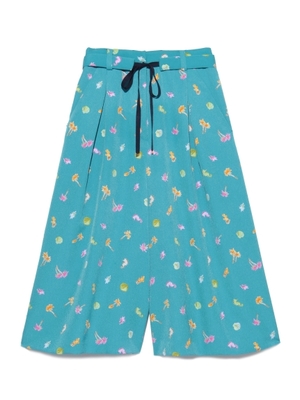 マリンモチーフ柄ガウチョパンツ