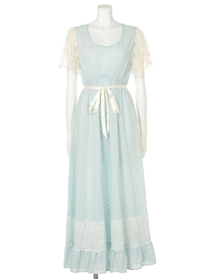 la belle Etude （ラベルエチュード）  小花柄コットンマキシワンピース