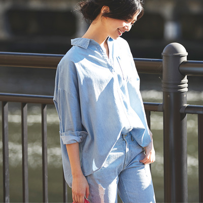 レディース　デニム　シャツ