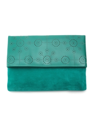 カットワーククラッチバッグ