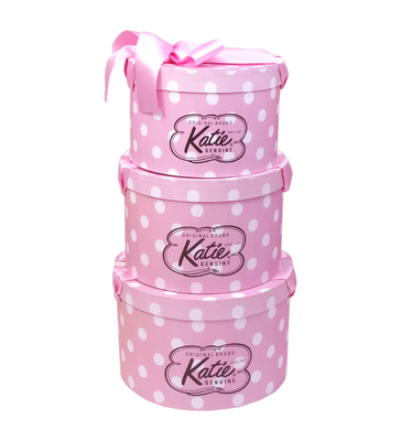 HAT BOX round DOT LOGO M