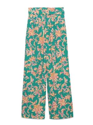 モザイク風柄パンツ