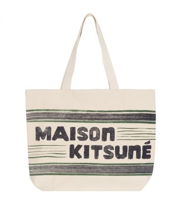 MAISON KITSUNÉ PARIS MEN（メゾン キツネ メン） TOTE LETTER STRIPES