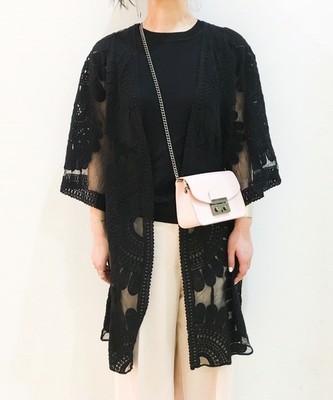 レースロングガウン