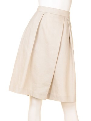 リネンキュロットパンツ