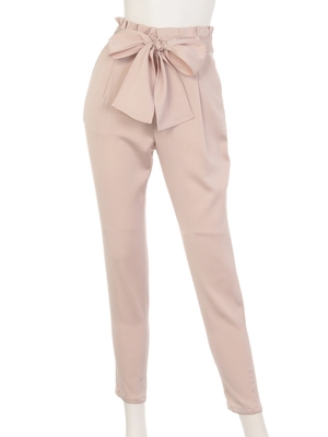 フロントリボンパンツ