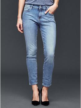 AUTHENTIC 1969 light worn girlfriend jeans