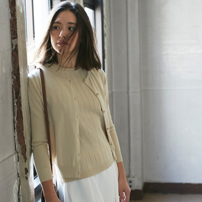 &.NOSTALGIA Luxe line【Knit emsemble】レディース　アンサンブル　ニット