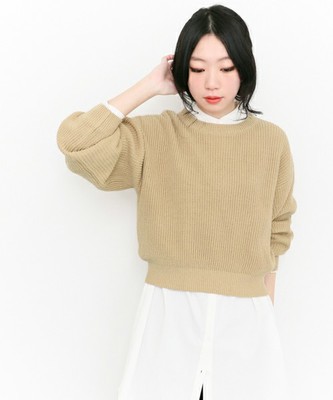 KBF+ ショートドルマンニット