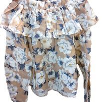 花柄オフショル