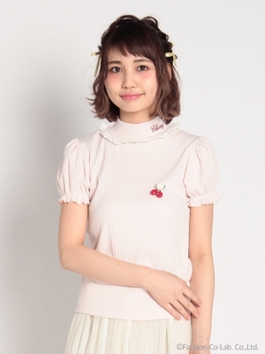 Lacy Cherry berryあみぐるみパフTOPS