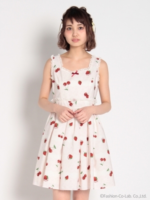 LacyCherryberryウエスト切替JSK