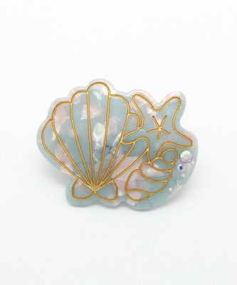 SHELLミックスゴールドヘアクリップ