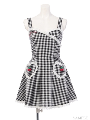 ギンガムCHERRY O/P