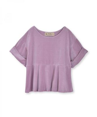 ベロアカットブラウス