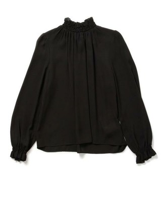 Ray BEAMS / ジョーゼット ギャザーブラウス