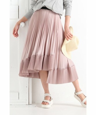 タフタプリーツスカート