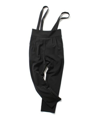 Ray BEAMS / ピンストライプ サス付きパンツ