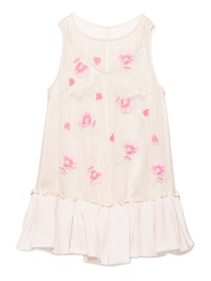 snidel チュール刺繍ワンピース