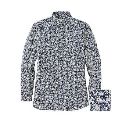 ＭＥＮ　リバティロンドンプレミアムリネンプリントシャツ（長袖）