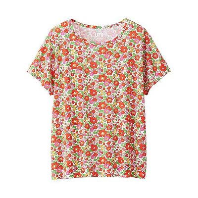 ＷＯＭＥＮ　リバティロンドングラフィックＴ（半袖）