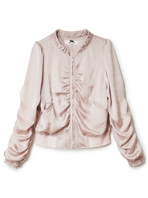 ギャザーショートブルゾン