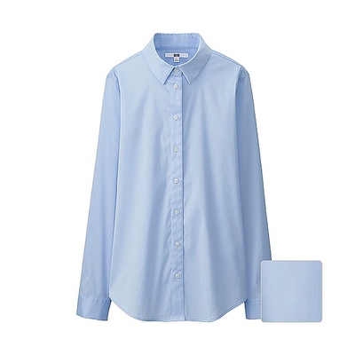 ＷＯＭＥＮ　スーピマコットンストレッチシャツ（長袖）