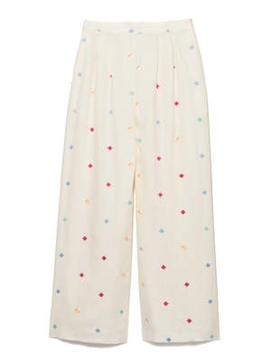 ダイアモンド刺繍パンツ