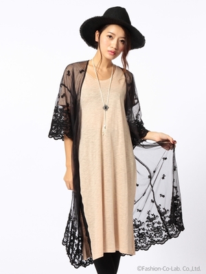 ヌードレースガウン