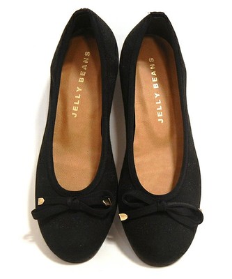 リボンフラットバレエ