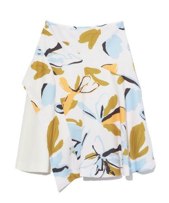 5トーンフラワーモチーフスカート