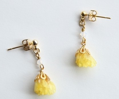 スターチス　ピアス（イヤリング）