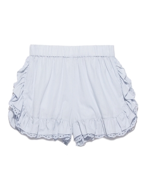 gelato pique (ジェラートピケ)コットンレースフリルショートパンツ