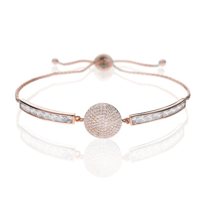 FASHIONABLY SILVER SPARKLE BALL BRACELET