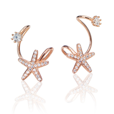 FASHIONABLY SILVER STARRY SKY EARRINGS