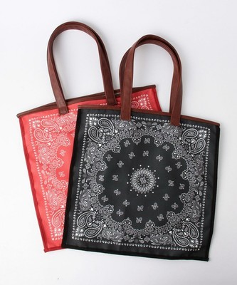 coen：バンダナ柄トートバッグ