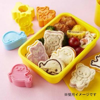 海と森の仲間たち 食パン抜き型