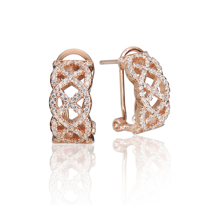 FASHIONABLY SILVER KNOTS EARRINGS